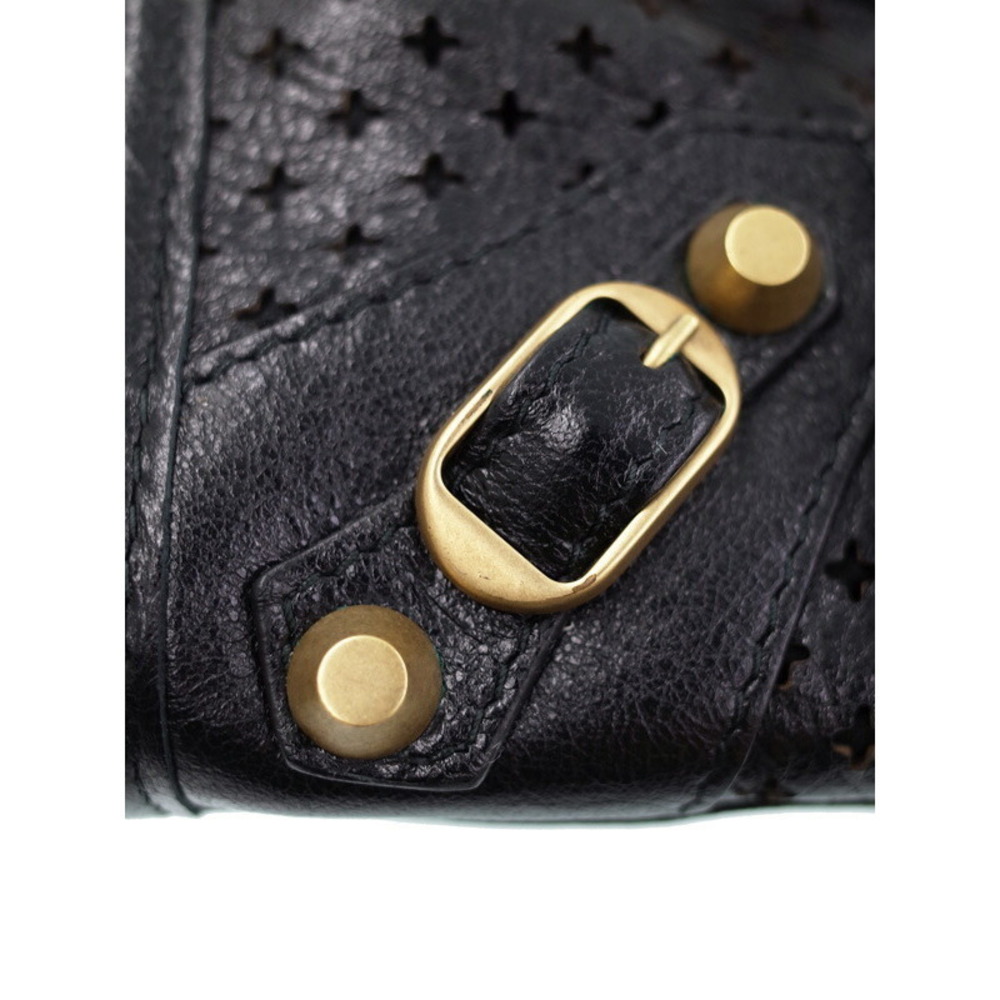 Balenciaga Crossbody City Black Bag Perforated 2way - Picture 9 of 9